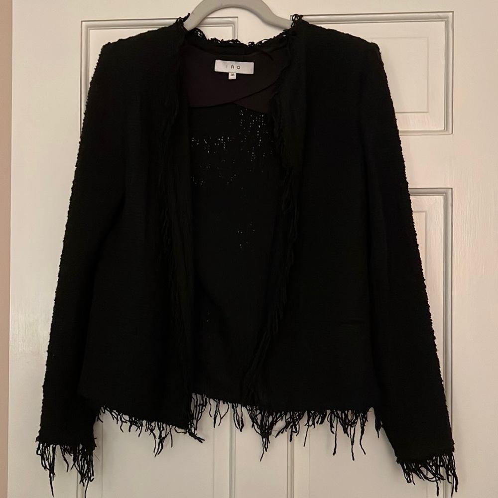 IRO Shavani knit jacket.